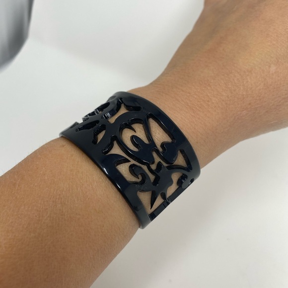 cuff bracelet Art Deco style - Picture 2 of 5